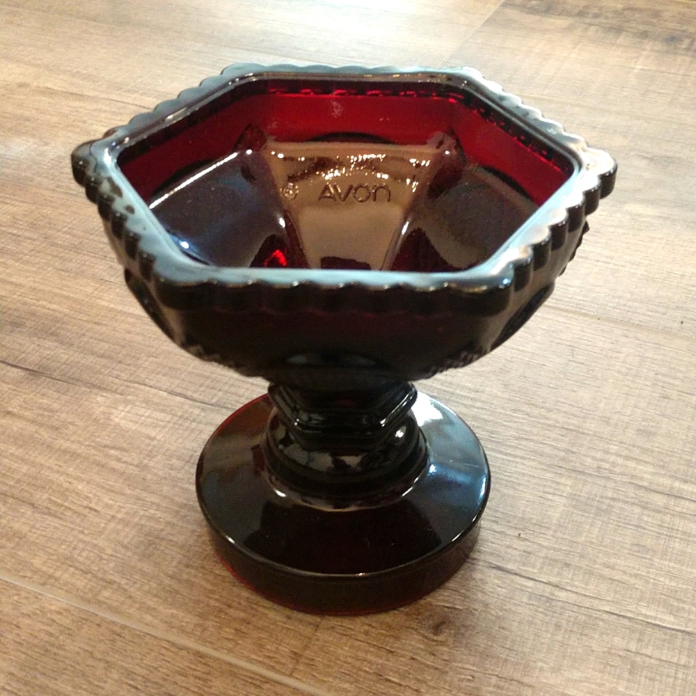 Vintage‎ Avon Glass Dish